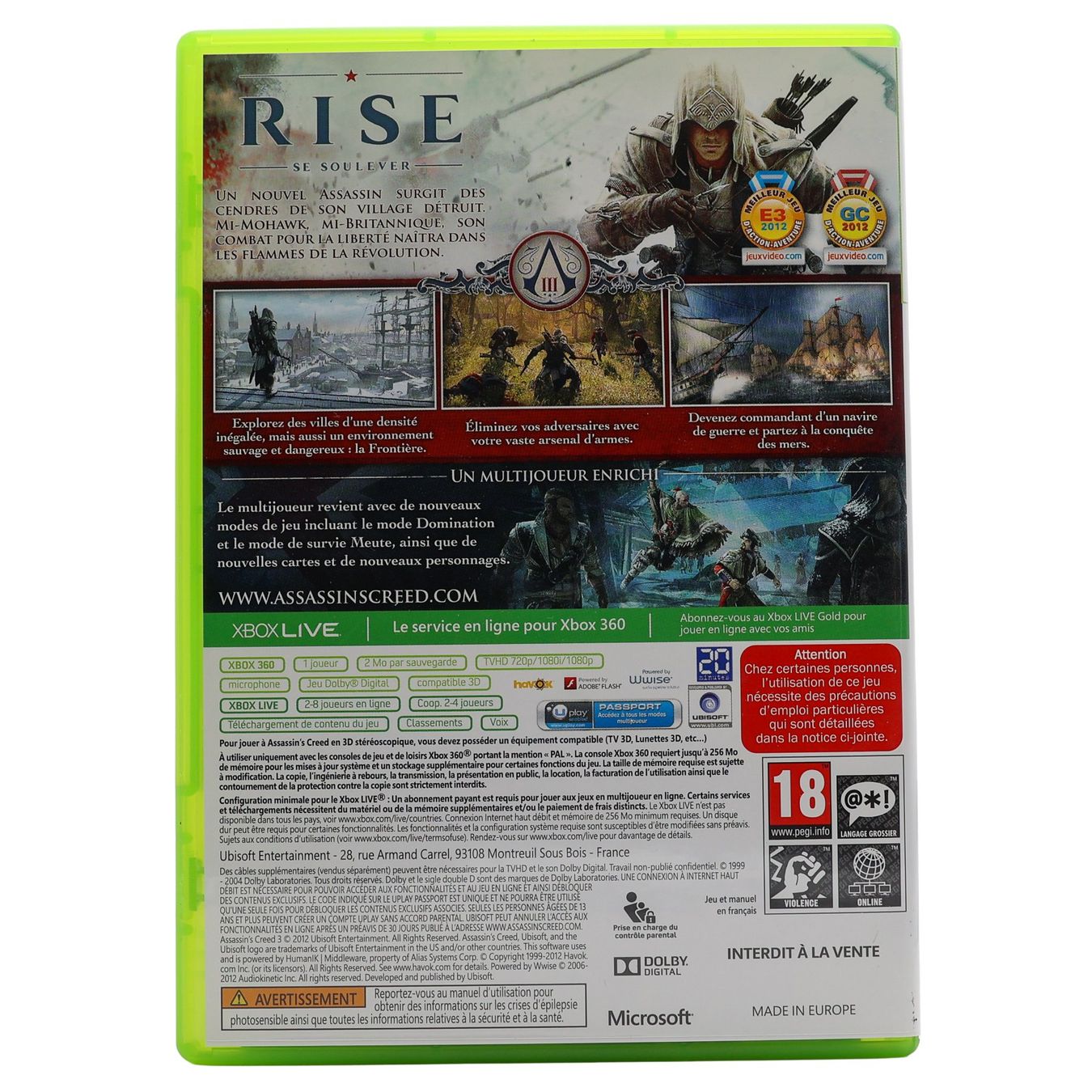 Assassin's Creed III - Vue 2