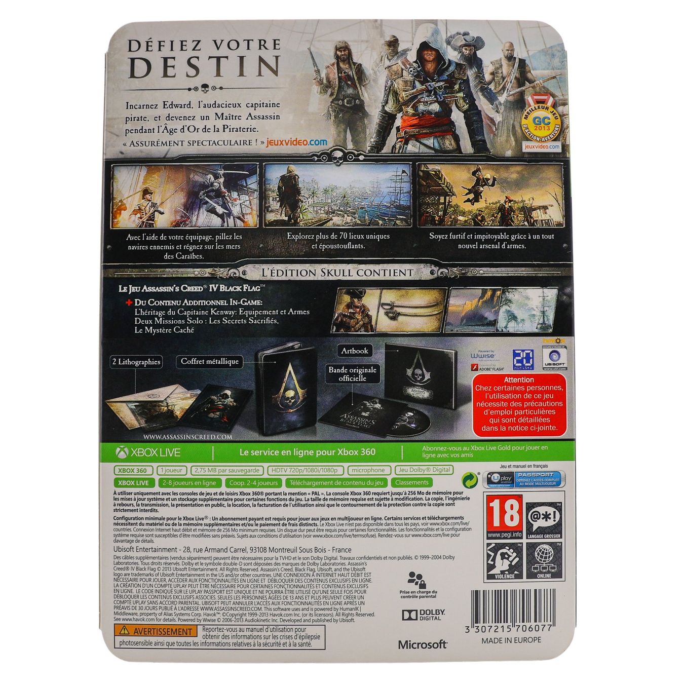 Assassin's Creed IV : Black Flag [Skull Edition] - Vue 3