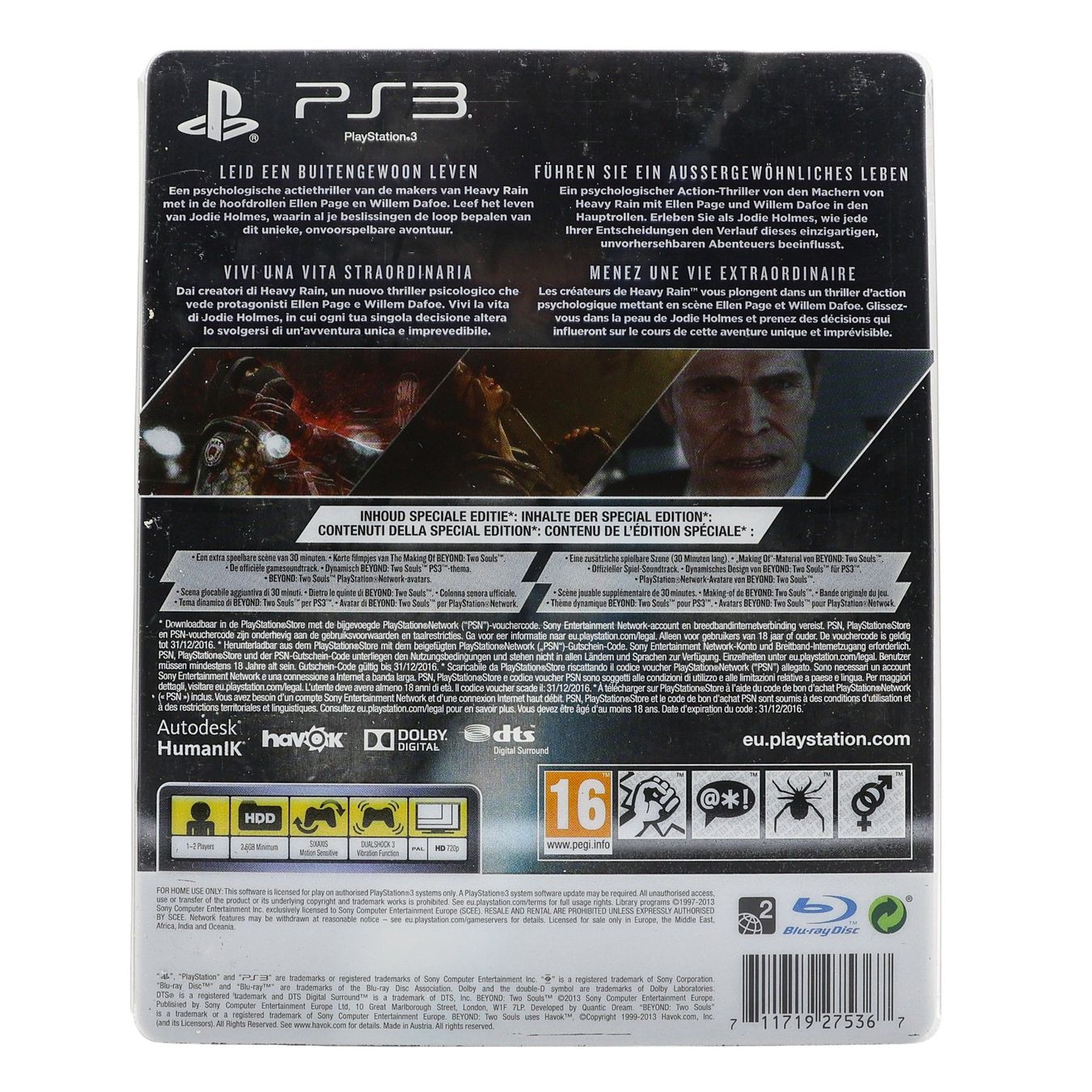 Beyond: Two Souls [Steelbook Edition]  - Vue 2
