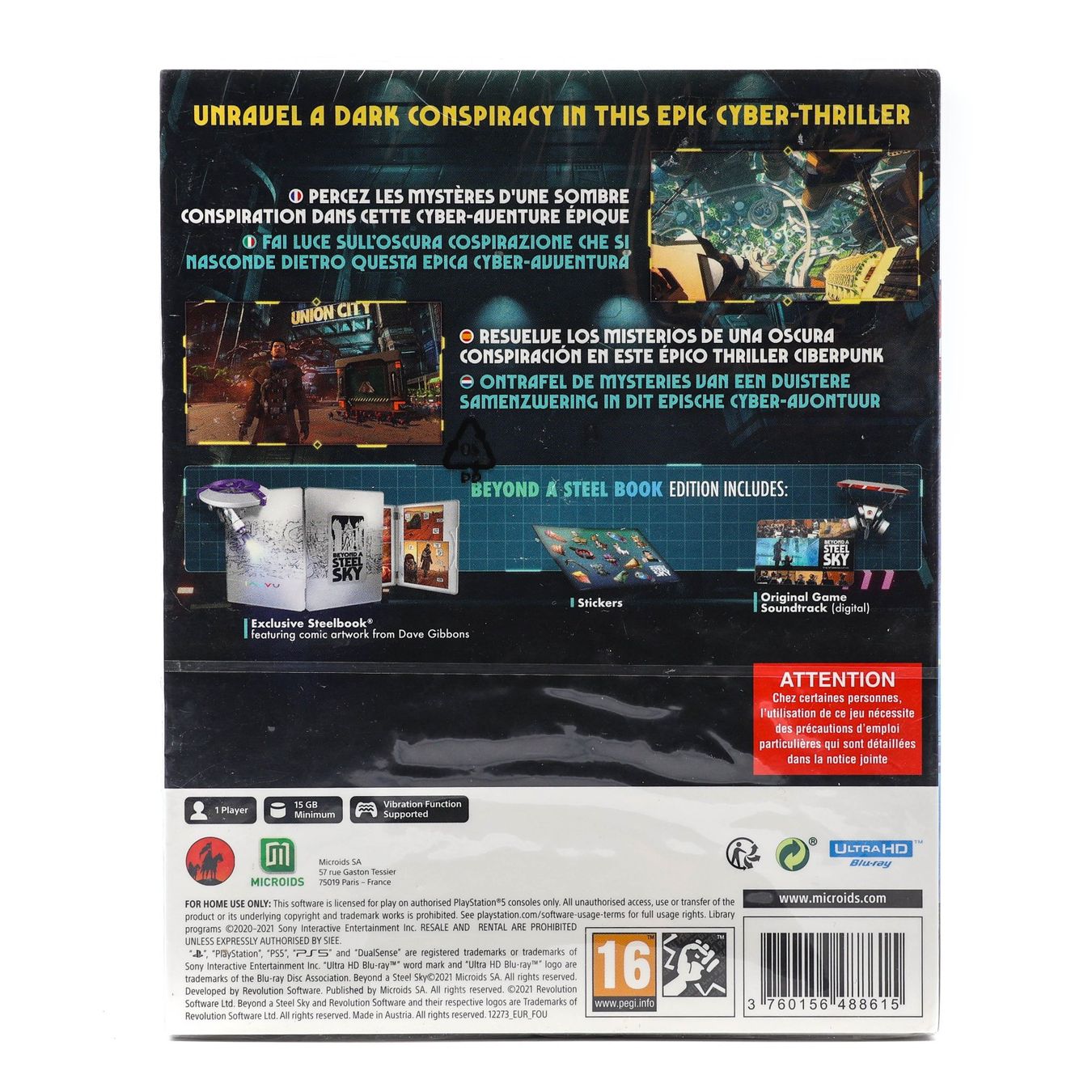 Beyond a Steel Sky [Steelbook Edition] - Vue 2