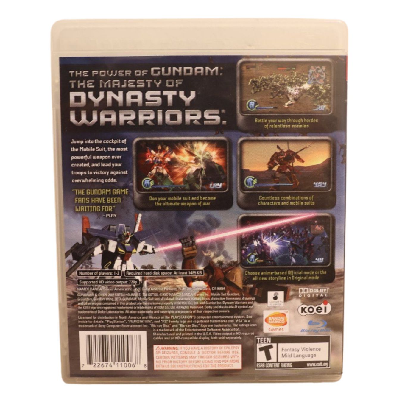 Dynasty Warriors: Gundam - Vue 2