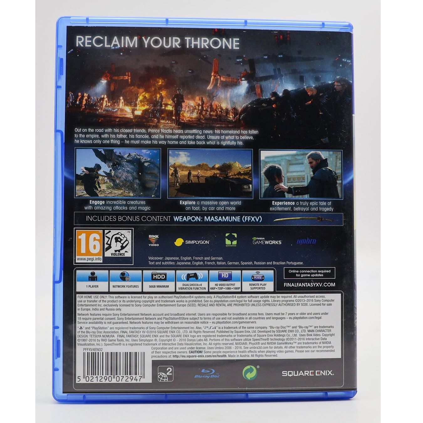 Final Fantasy XV [Day One Edition] - Vue 2