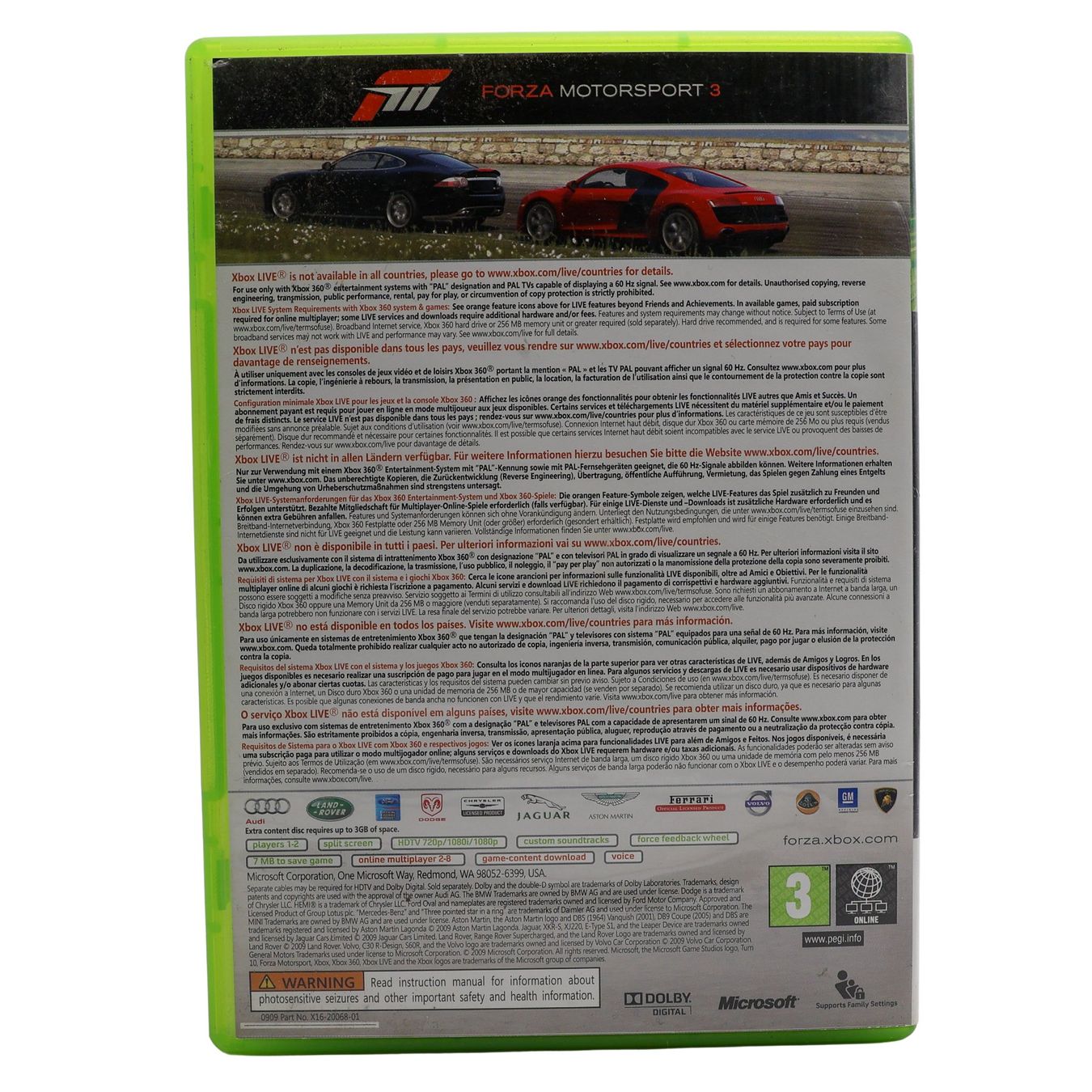 Forza Motorsport 3 [Bundle Copy] - Vue 2