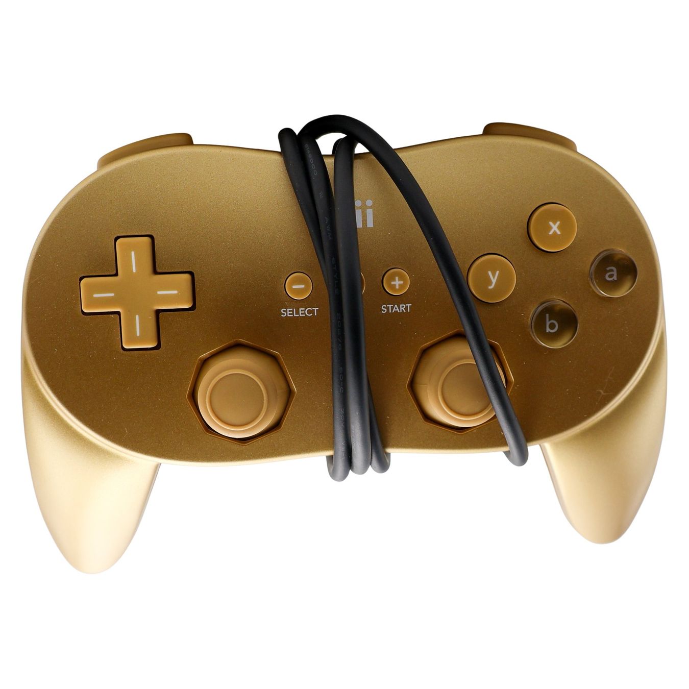 Gold Wii Classic Controller Pro