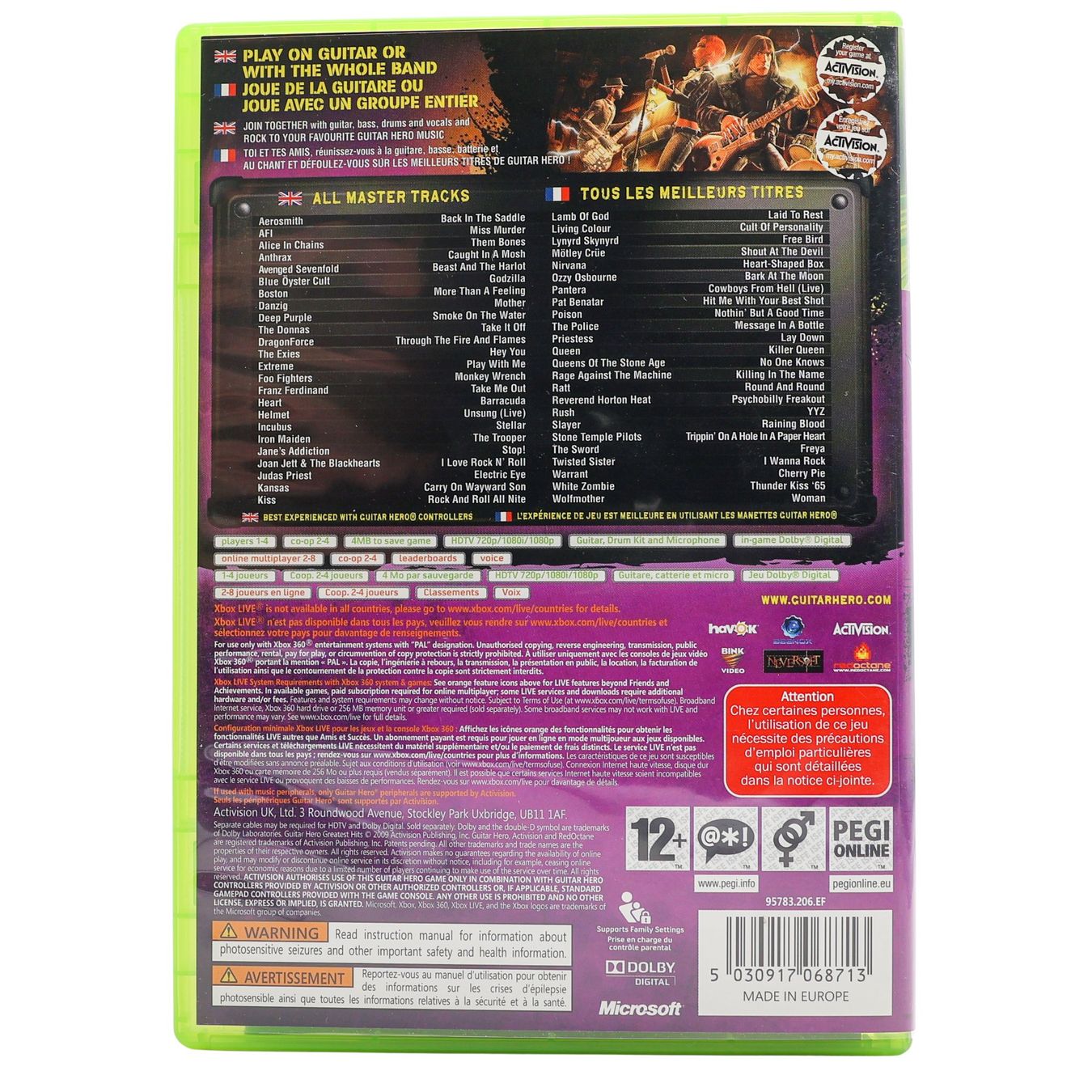 Guitar Hero Greatest Hits - Vue 2
