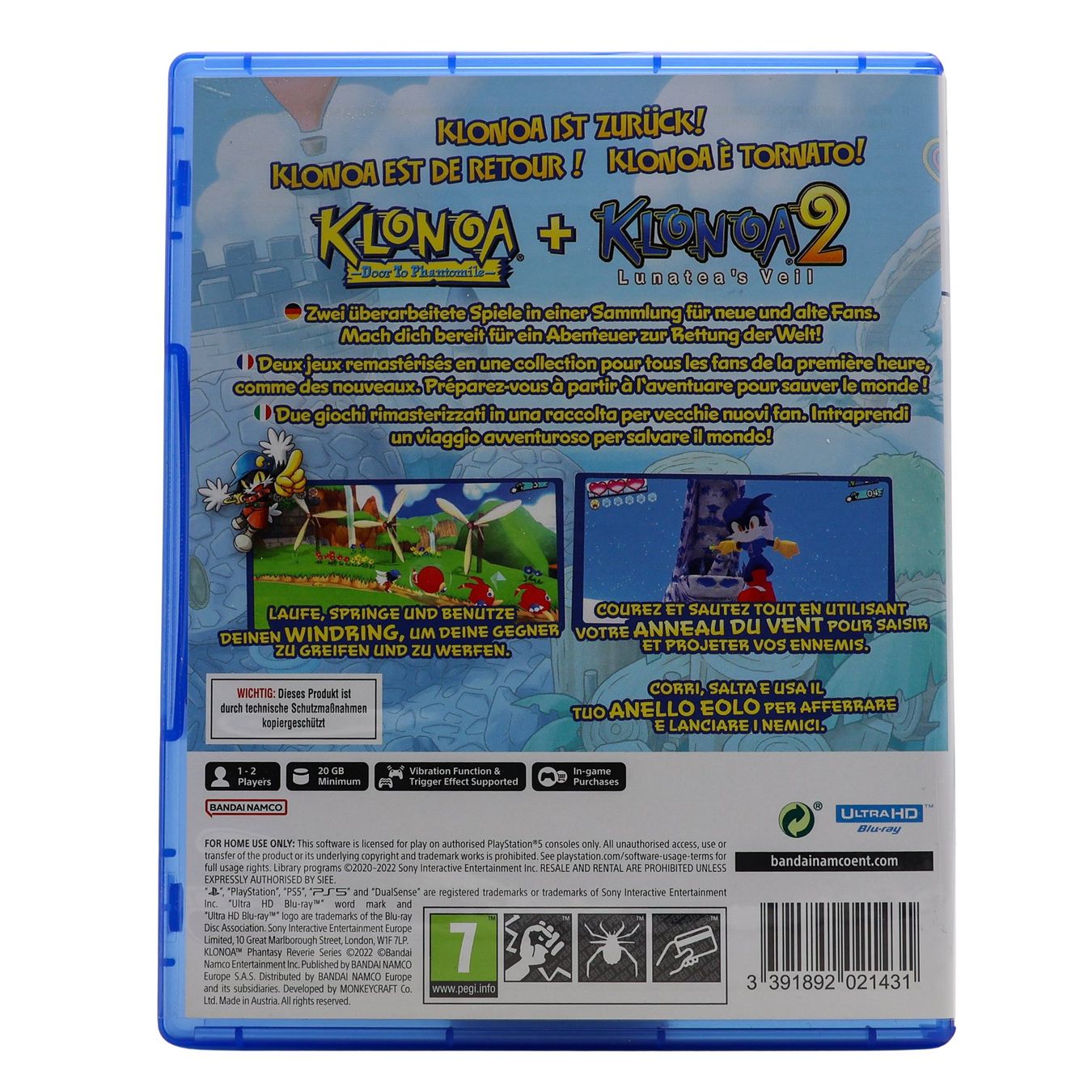 Klonoa Phantasy Reverie Series - Vue 2
