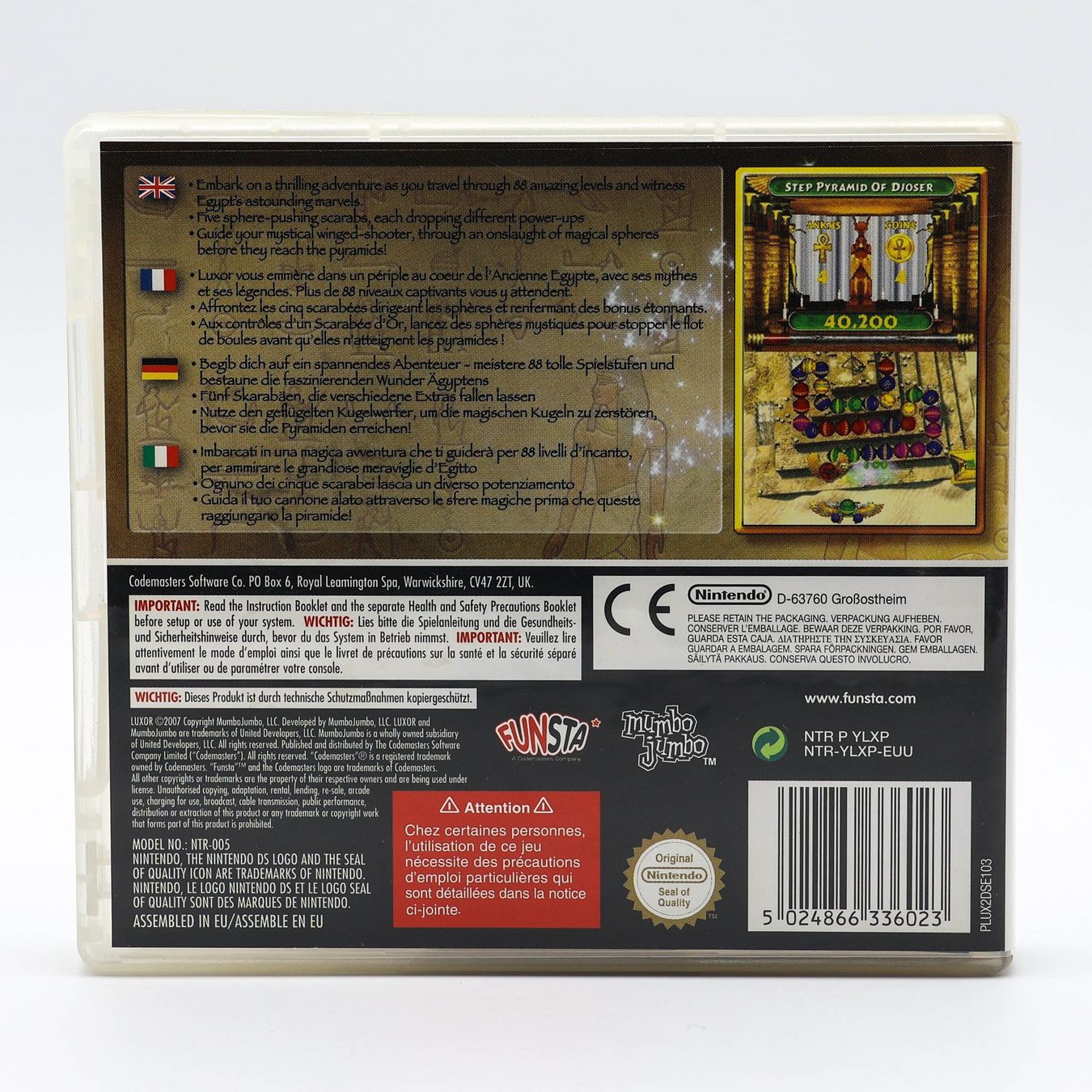 Luxor Pharaoh's Challenge - Vue 2