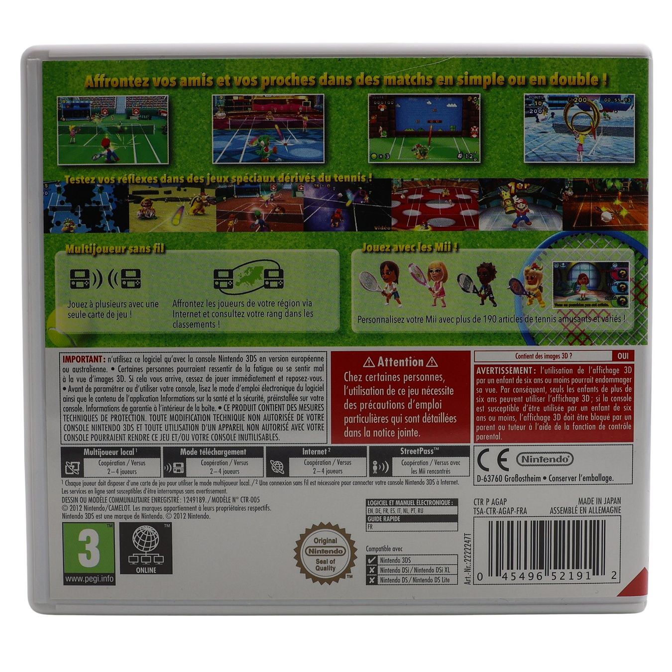 Mario Tennis Open - Vue 3