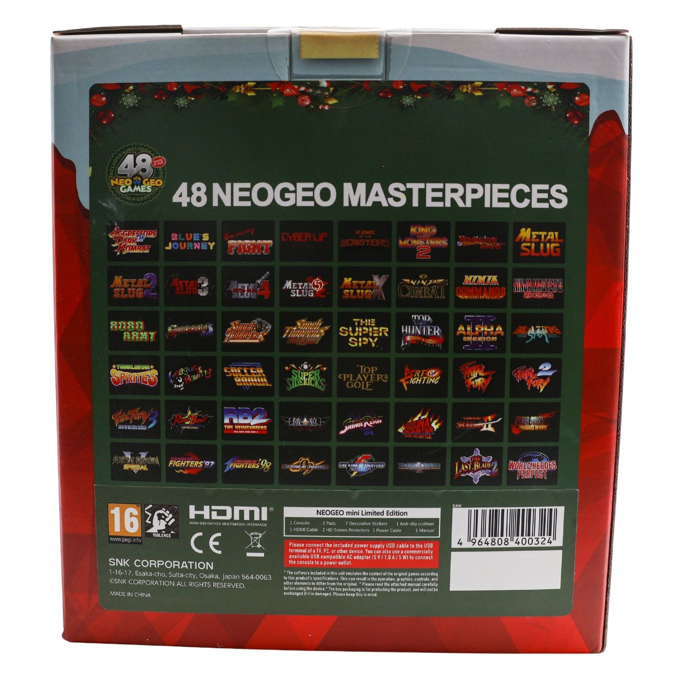 NEOGEO mini Christmas Limited Edition - Vue 2