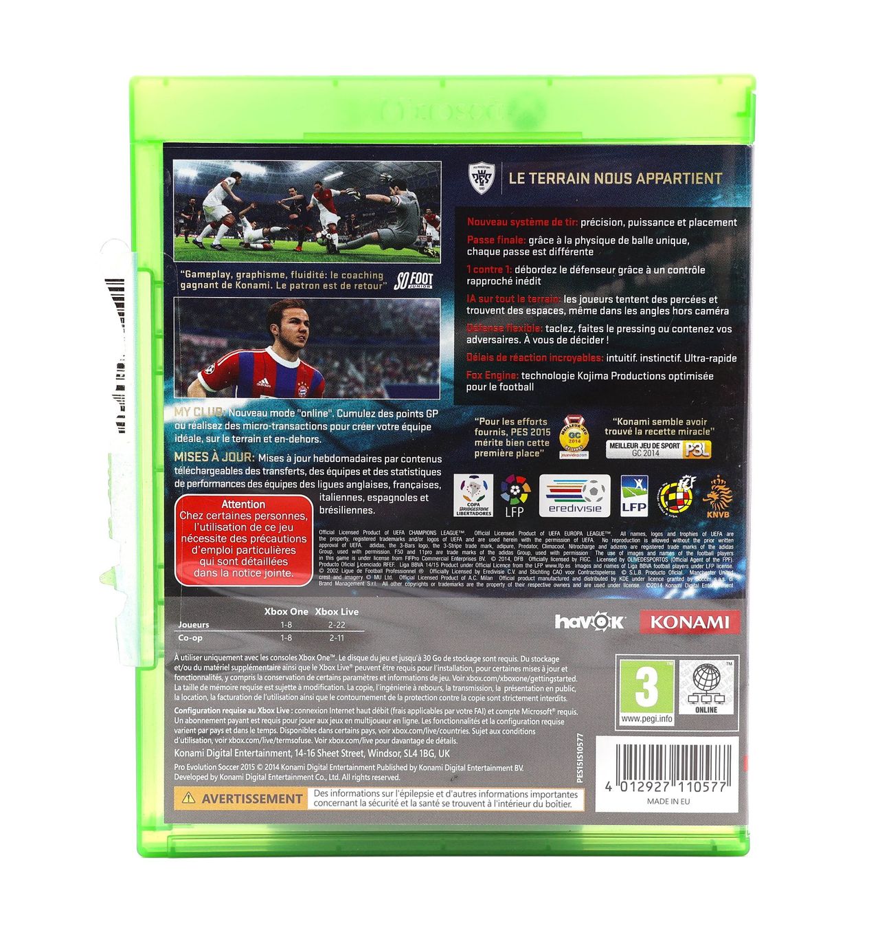 Pro Evolution Soccer 2015 - Vue 2