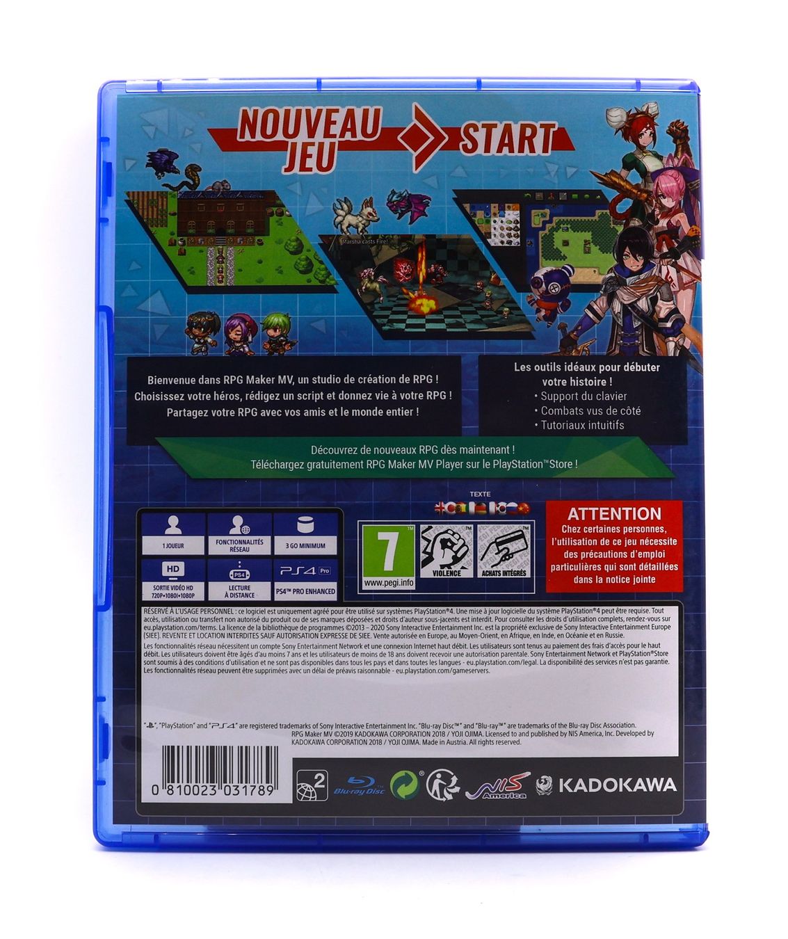 RPG Maker MV - Vue 2