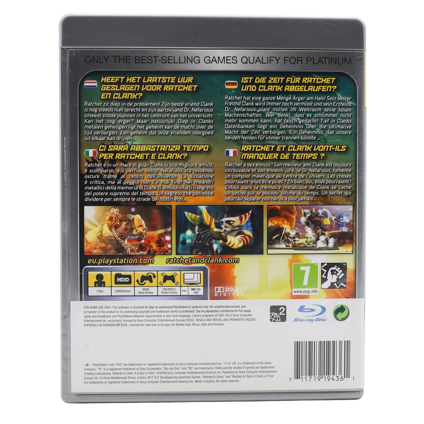 Ratchet & Clank: A Crack in Time [Platinum] - Vue 2