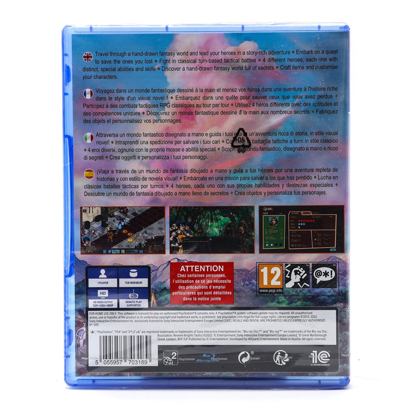 Reverie Knights Tactics - Vue 2