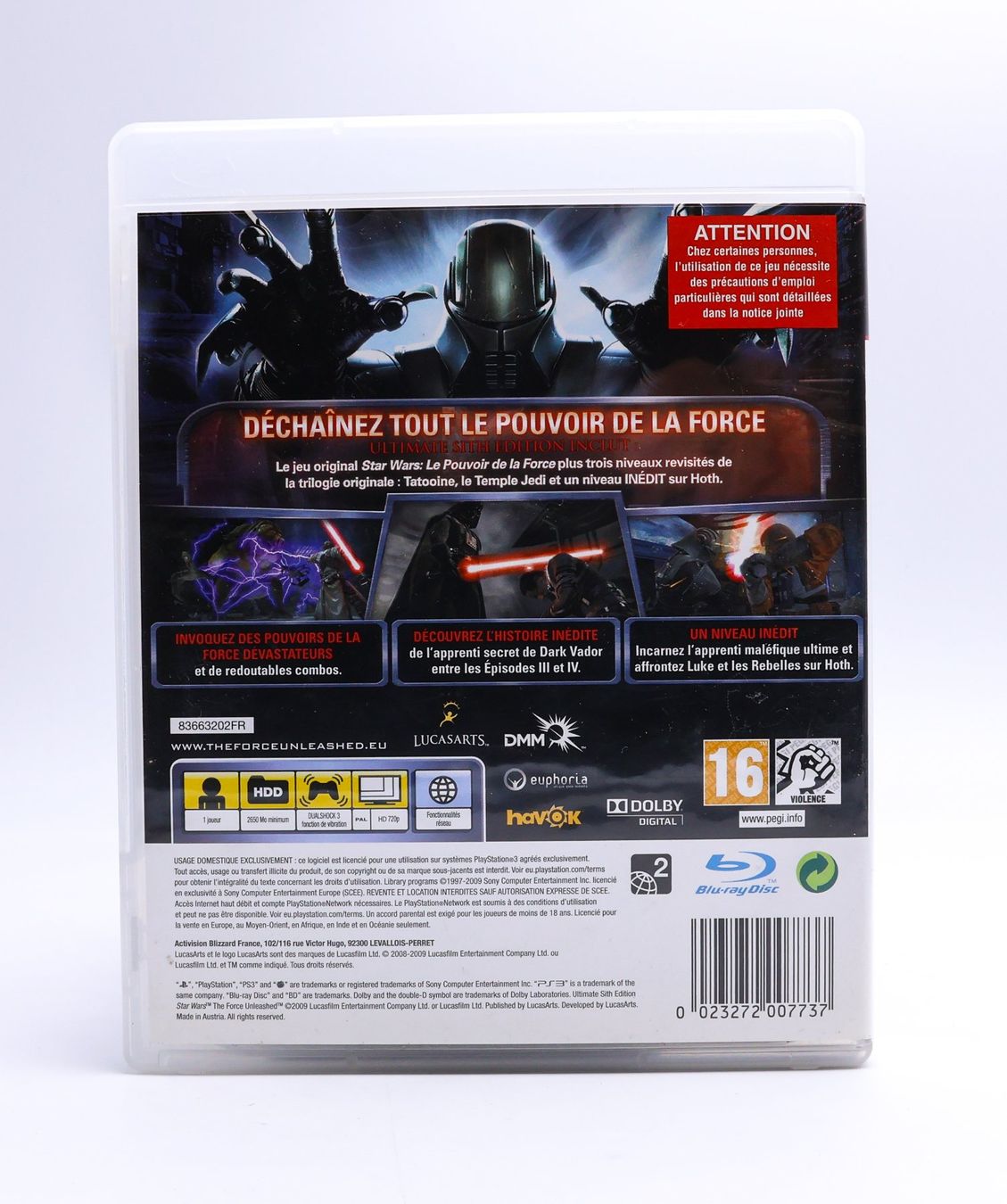 Star Wars: The Force Unleashed [Ultimate Sith Edition] - Vue 2