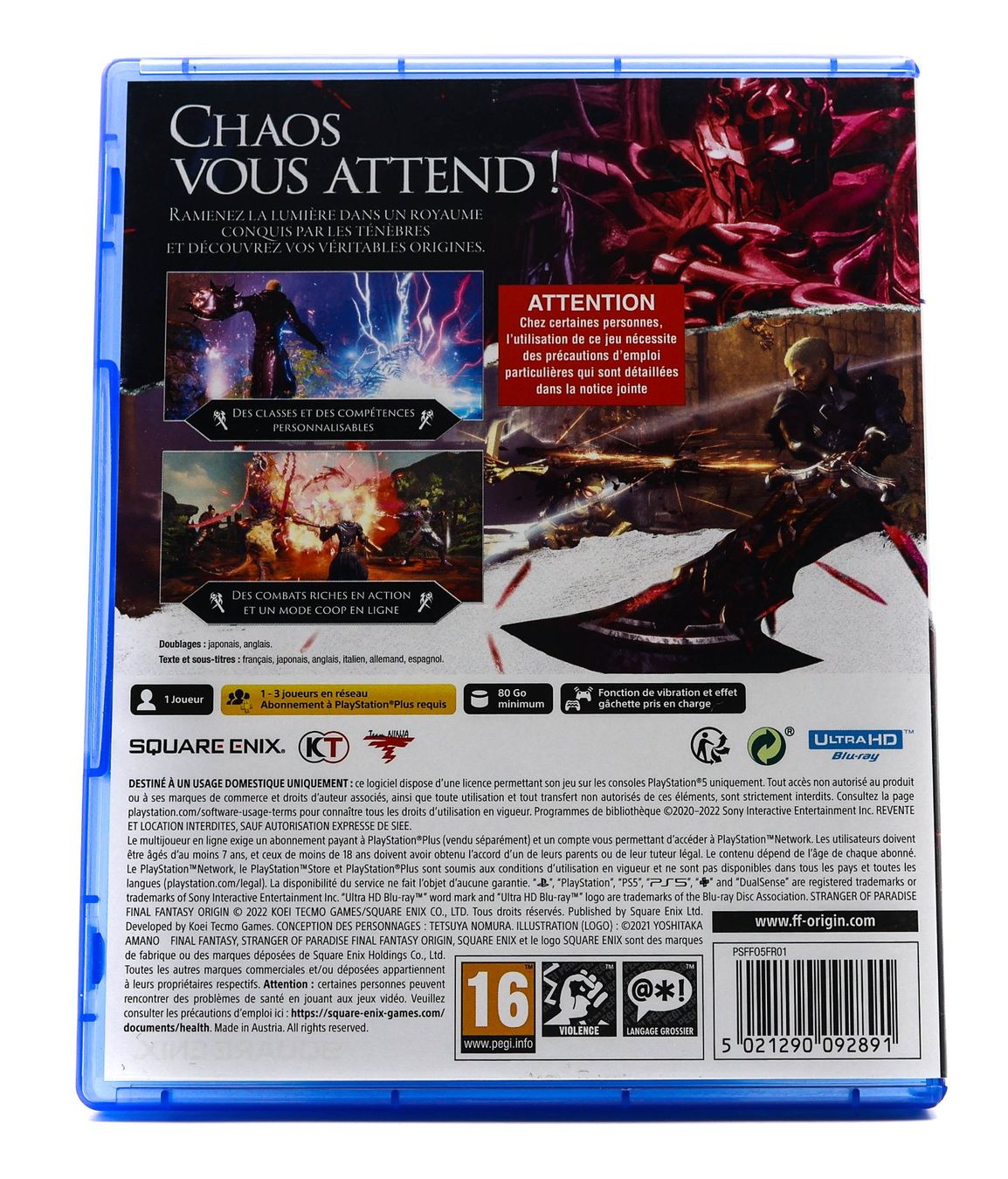 Stranger of Paradise: Final Fantasy Origin - Vue 3