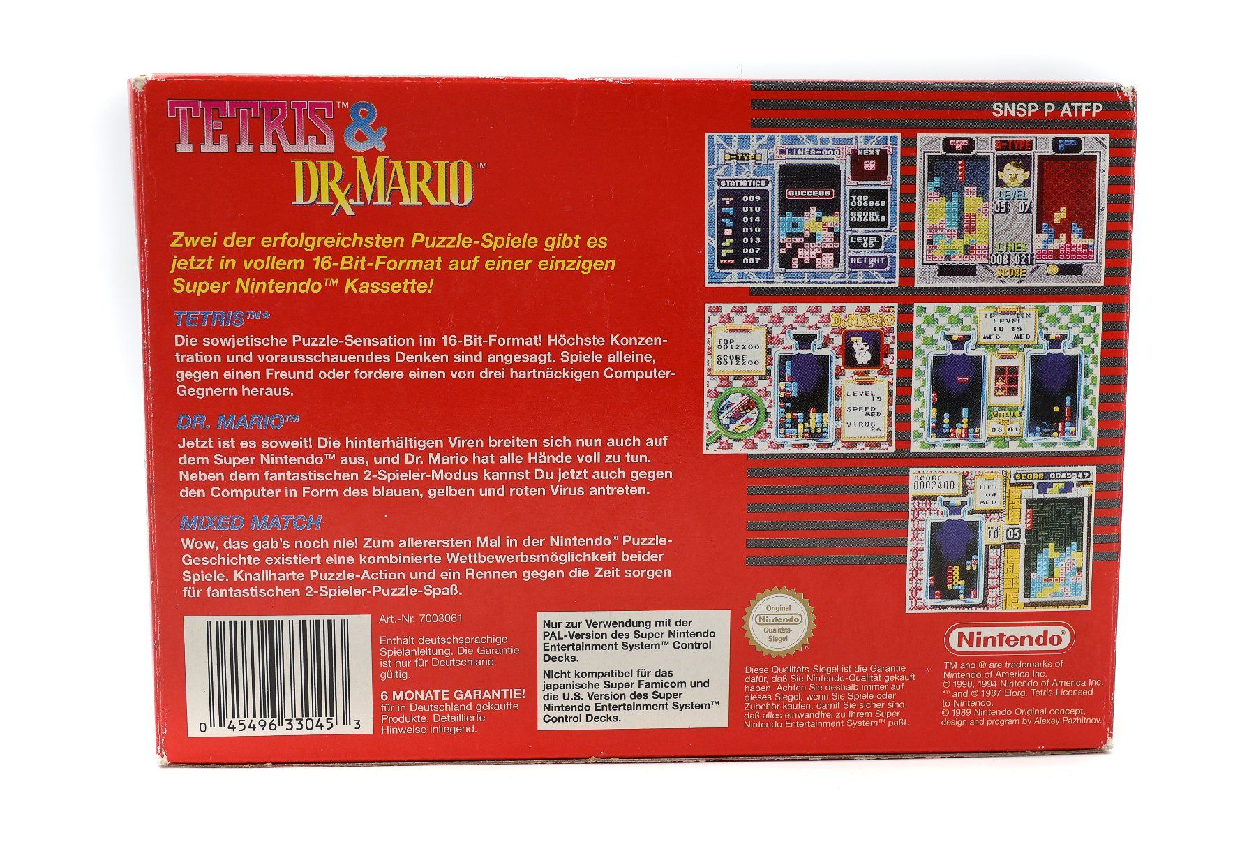 Tetris and Dr. Mario - Vue 2