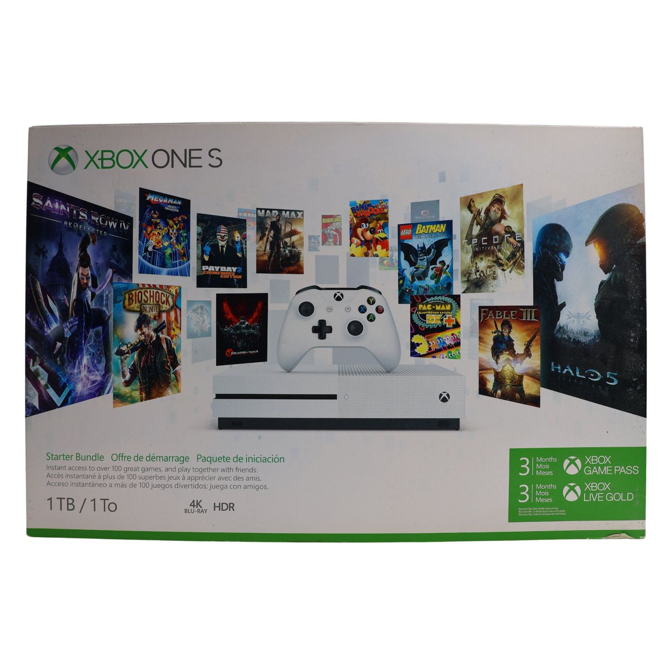Xbox One S 1 TB Console + 3 month of game pass