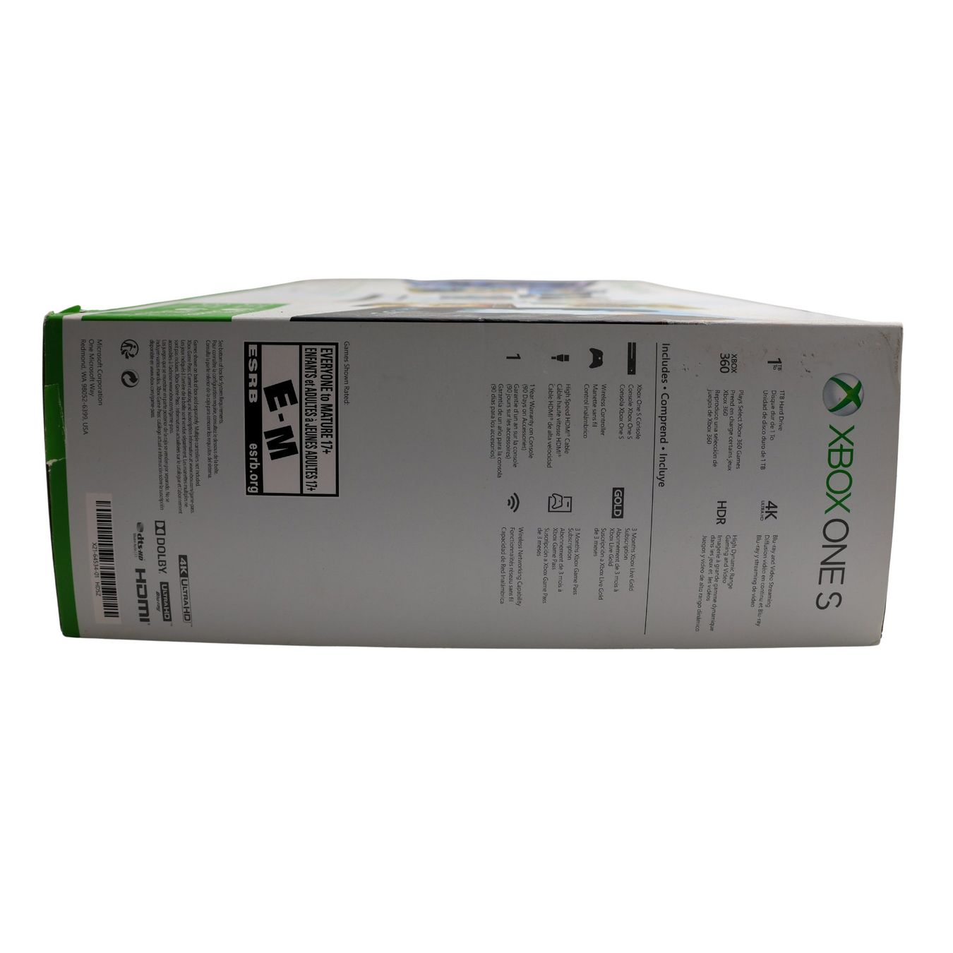 Xbox One S 1 TB Console + 3 month of game pass - Vue 6