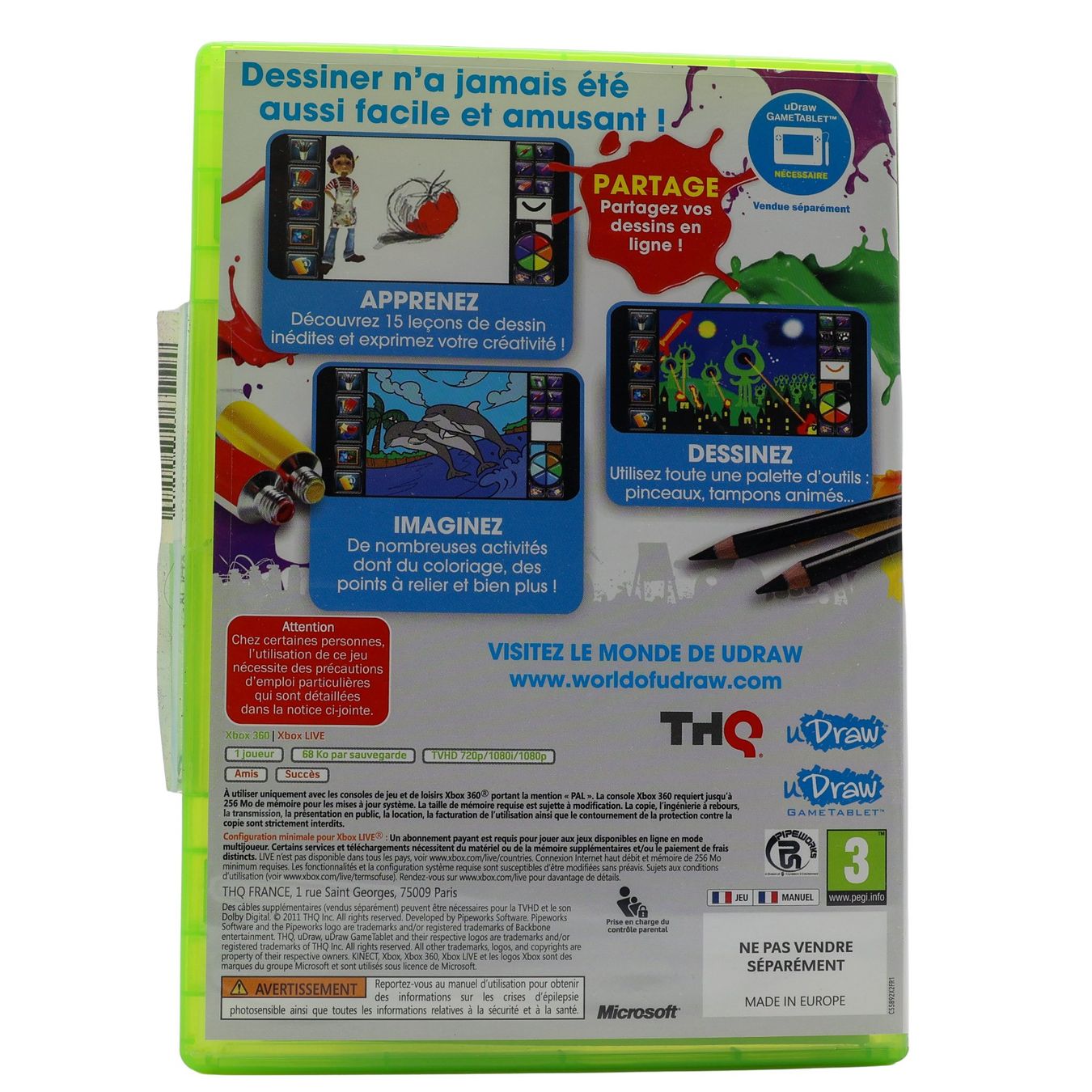 uDraw GameTablet [uDraw Studio: Instant Artist] - Vue 7