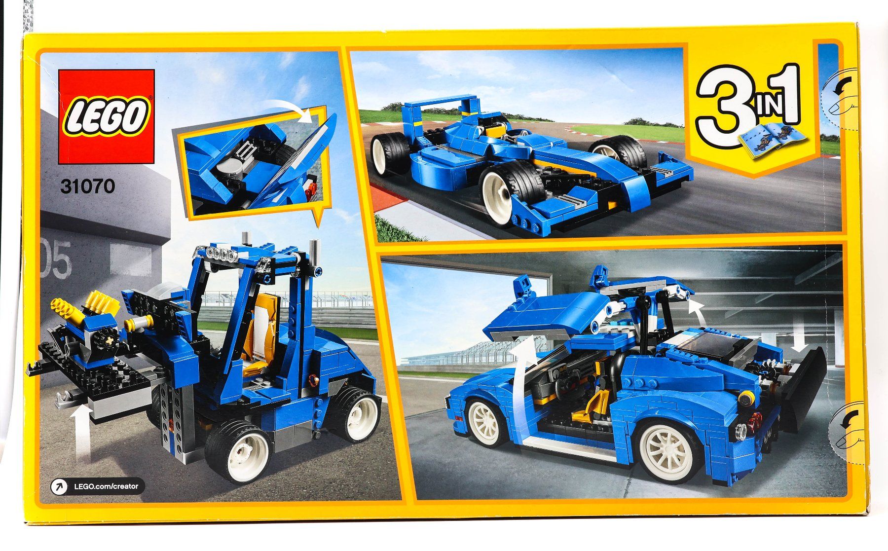 LEGO® Creator 31070 Turbo Track Racer - Vue 2