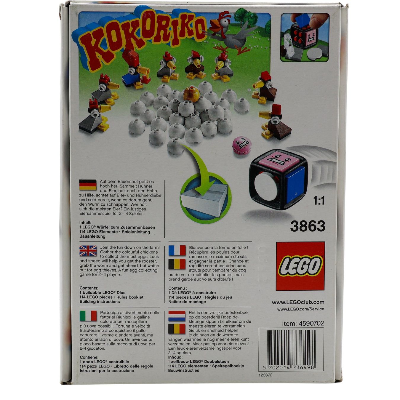 LEGO® Games 3863 Kokoriko - Vue 2