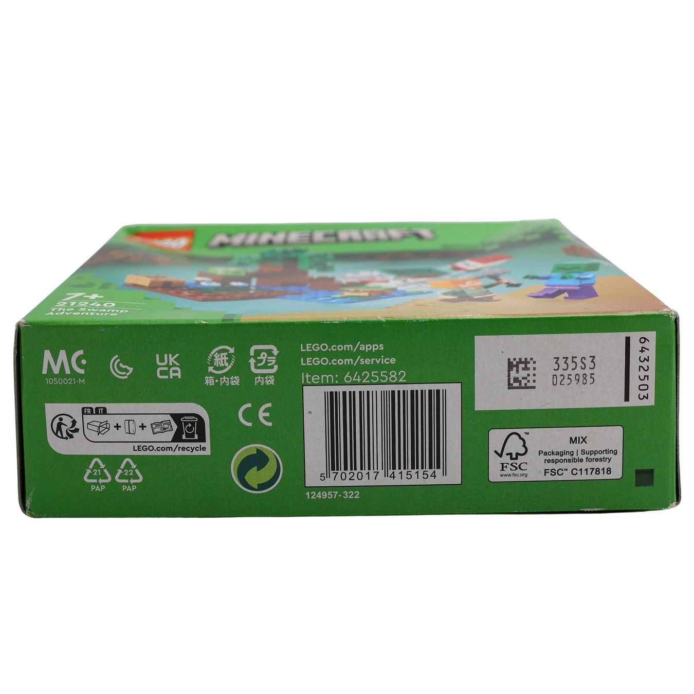 LEGO® Minecraft® 21240 The Swamp Adventure - Vue 4