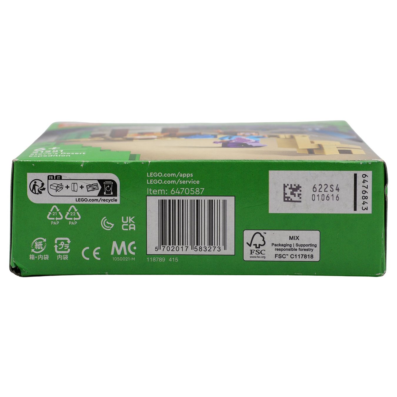 LEGO® Minecraft® 21251 Steve's Desert Expedition - Vue 5