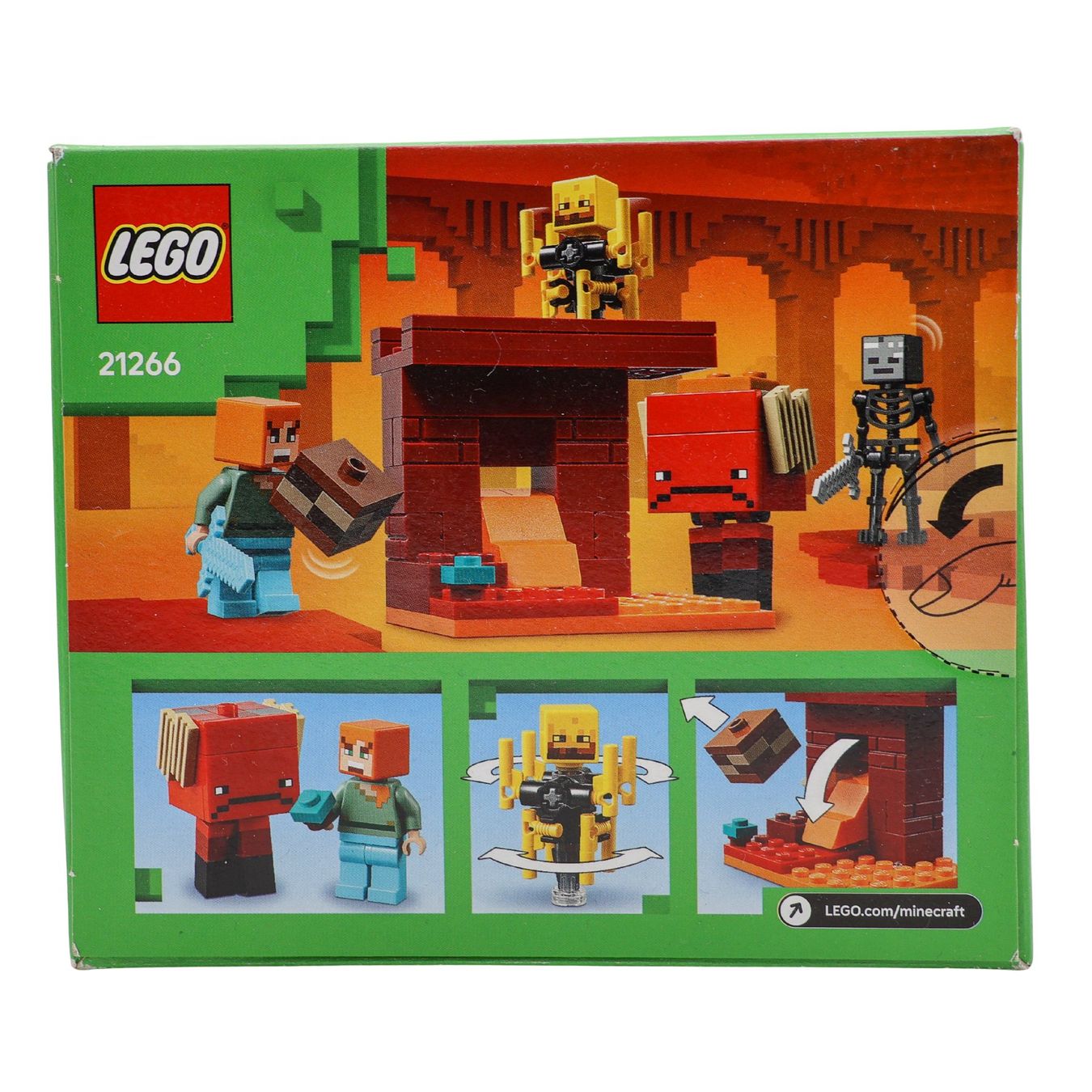 LEGO® Minecraft® 21266 The Nether Lava Battle - Vue 2
