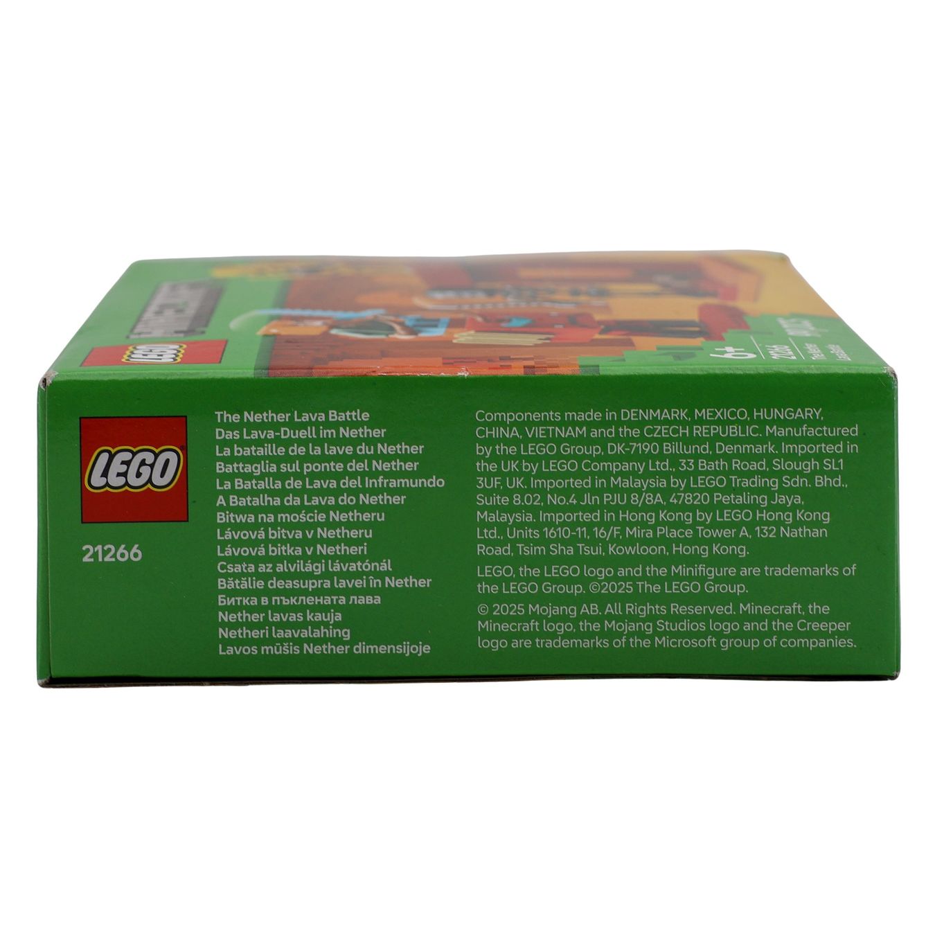LEGO® Minecraft® 21266 The Nether Lava Battle - Vue 3