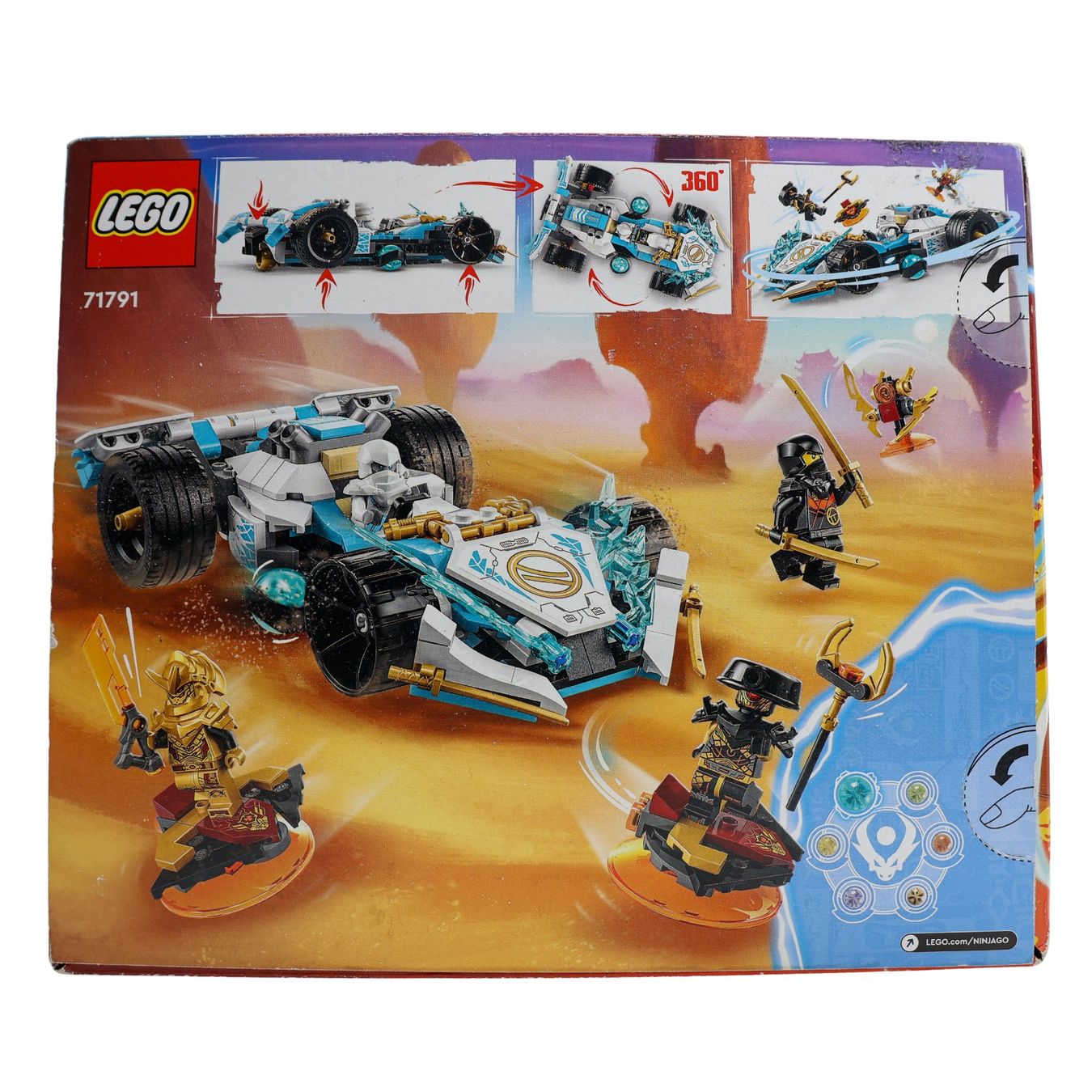 LEGO® NINJAGO 71791 Zane s Dragon Power Spinjitzu Race - Vue 2