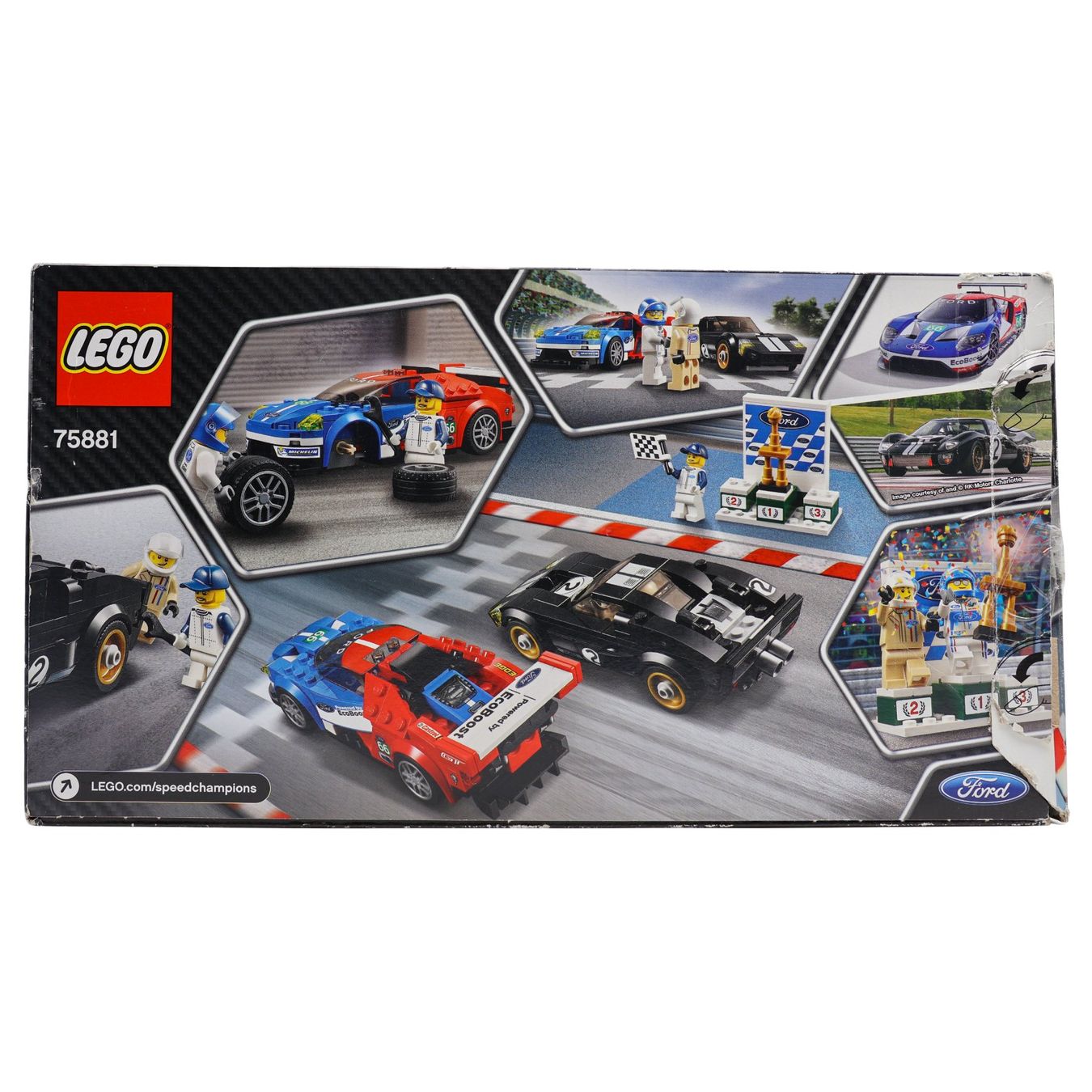 LEGO® Speed Champions 75881 2016 Ford GT & 1966 Ford GT40 - Vue 2