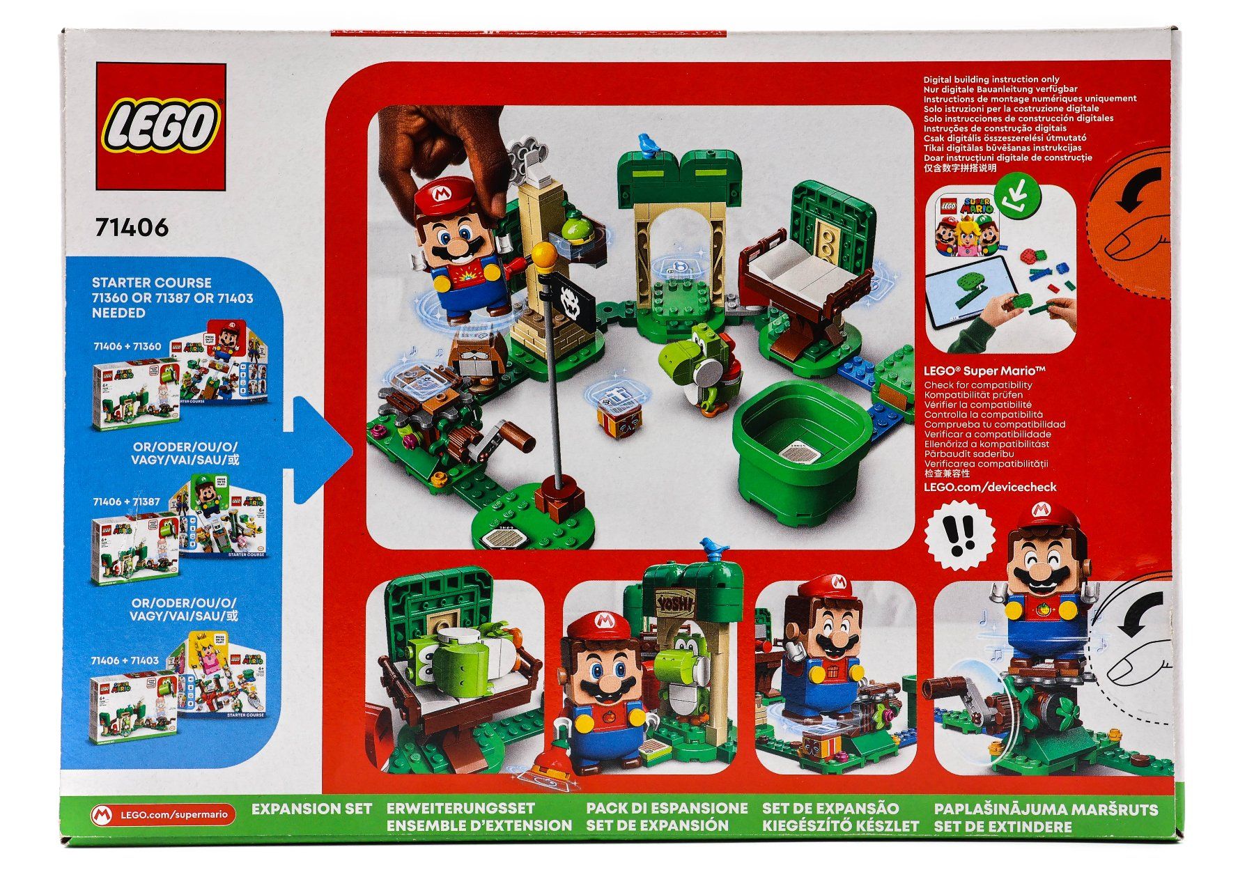 LEGO® Super Mario™ 71406 Yoshi’s Gift House Expansion  - Vue 2