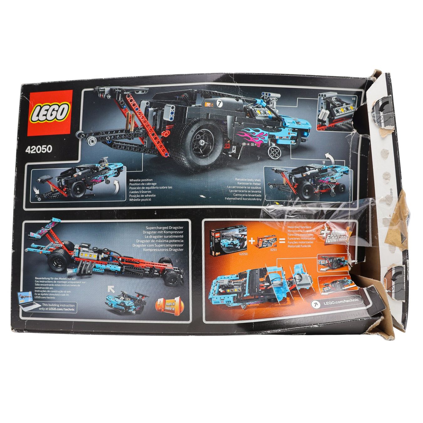 LEGO® Technic 42050 Drag Racer - Vue 2