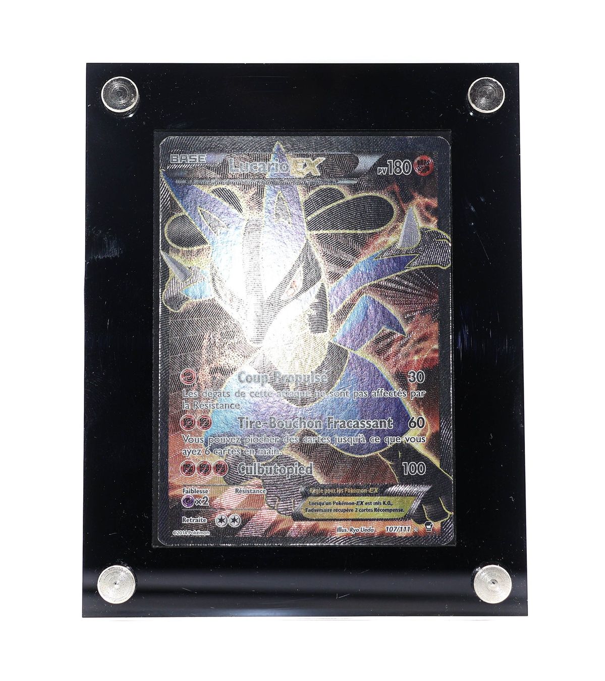 Lucario EX (FFI 107)Poings Furieux 107 Lucario EX 107 - Vue 2