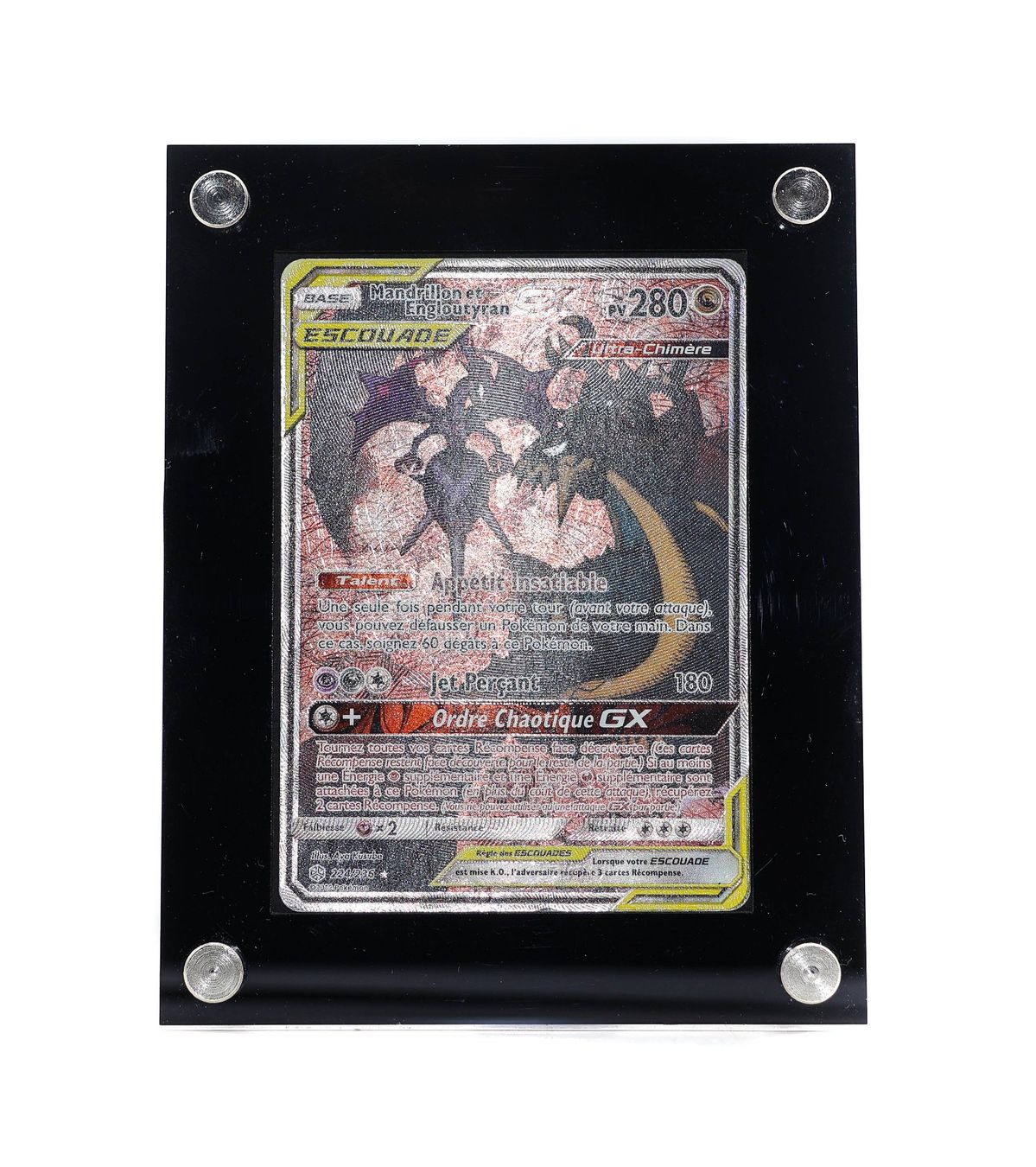 Mandrillon & Engloutyran GX (CEC 224)Éclipse Cosmique 224 Naganadel & Guzzlord GX 224 Mandrillon & Engloutyran GX 224 - Vue 2